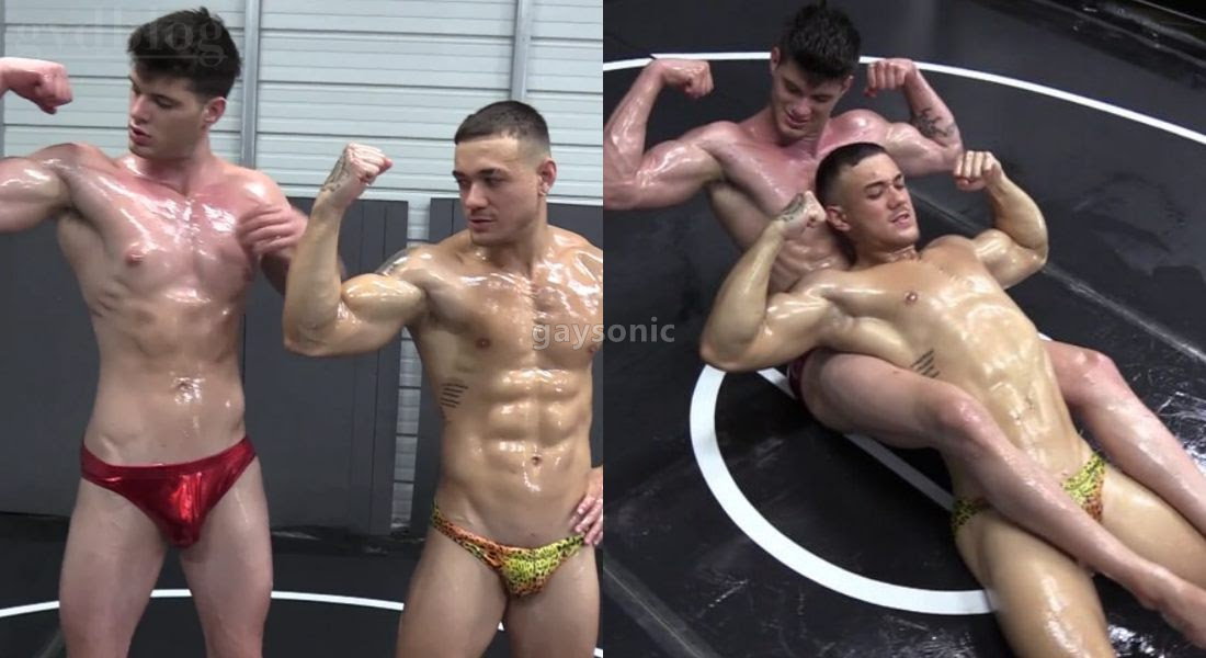 Pumping Muscles Oil - Cody Vs Daddy Texas