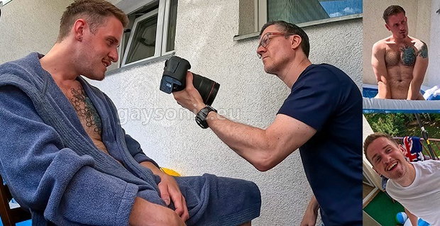 Promo image: BentleyRace Behind the scenes with Kell on the balcony