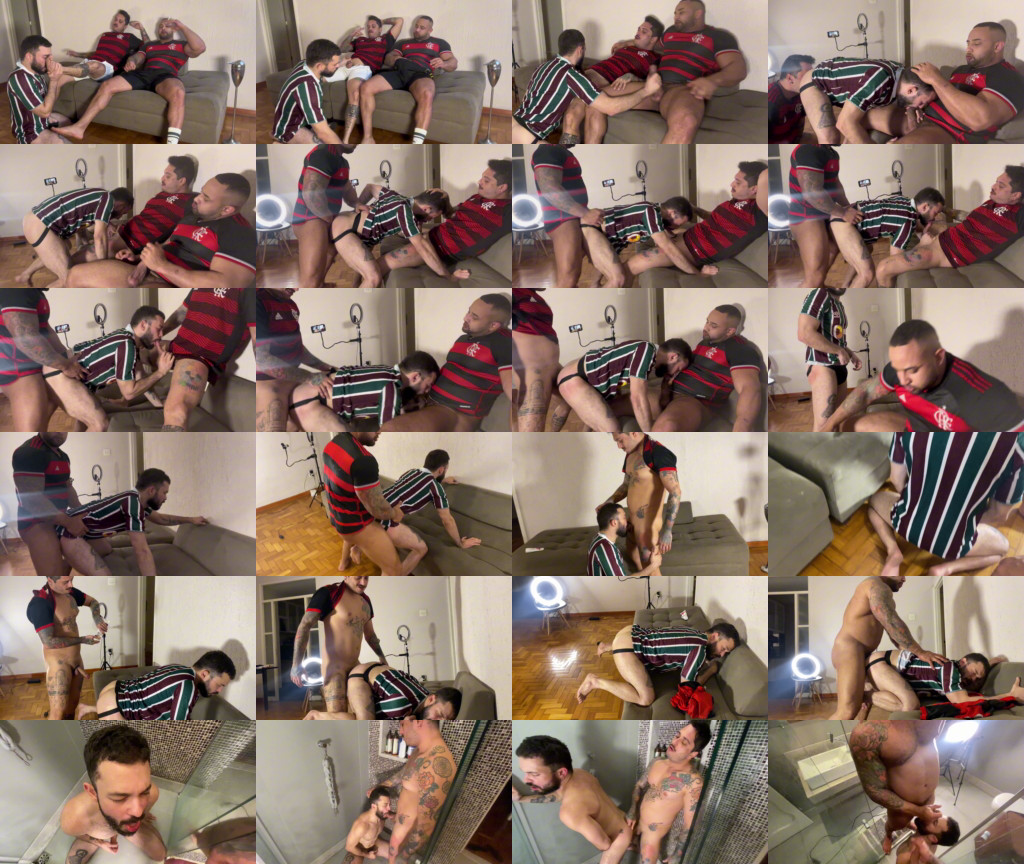 Thumbnail: GayNetwork WantonBoy, Taua Dominador, Leo Ferraz - Serving Two Dominant Guys - Submissive Wantonboy in a Gay Threesome